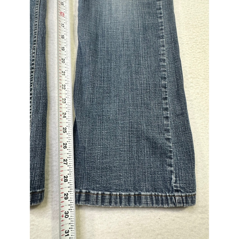 Riders by Lee Womens 18WM Medium Wash Straight Leg Jeans Blue Denim Stretch - Picture 8 of 9